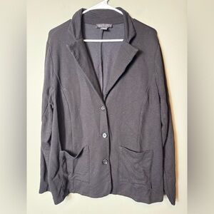 Tahari Women’s Black Three Button Blazer Size‎ 1X  Stretch